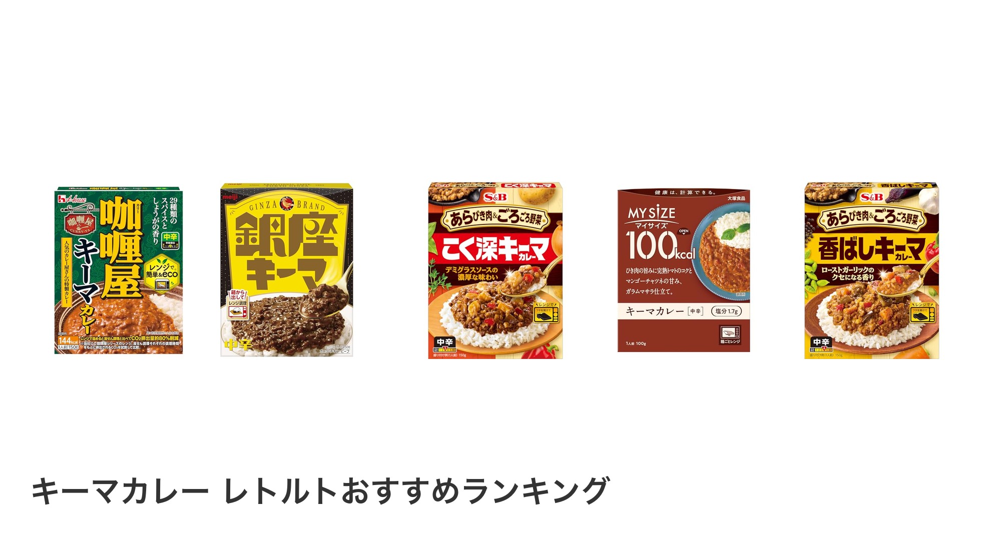 キーマカレー レトルトのおすすめランキング