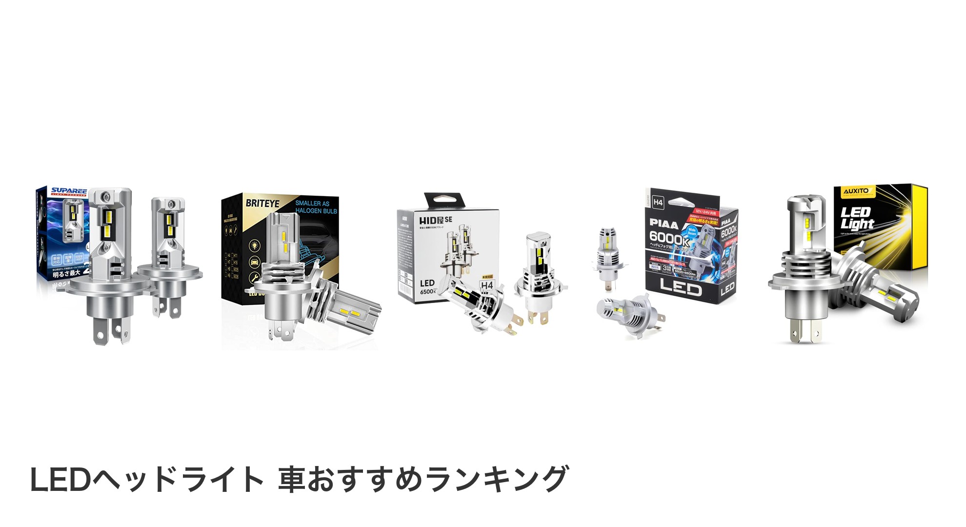 LEDヘッドライト 車のおすすめランキング