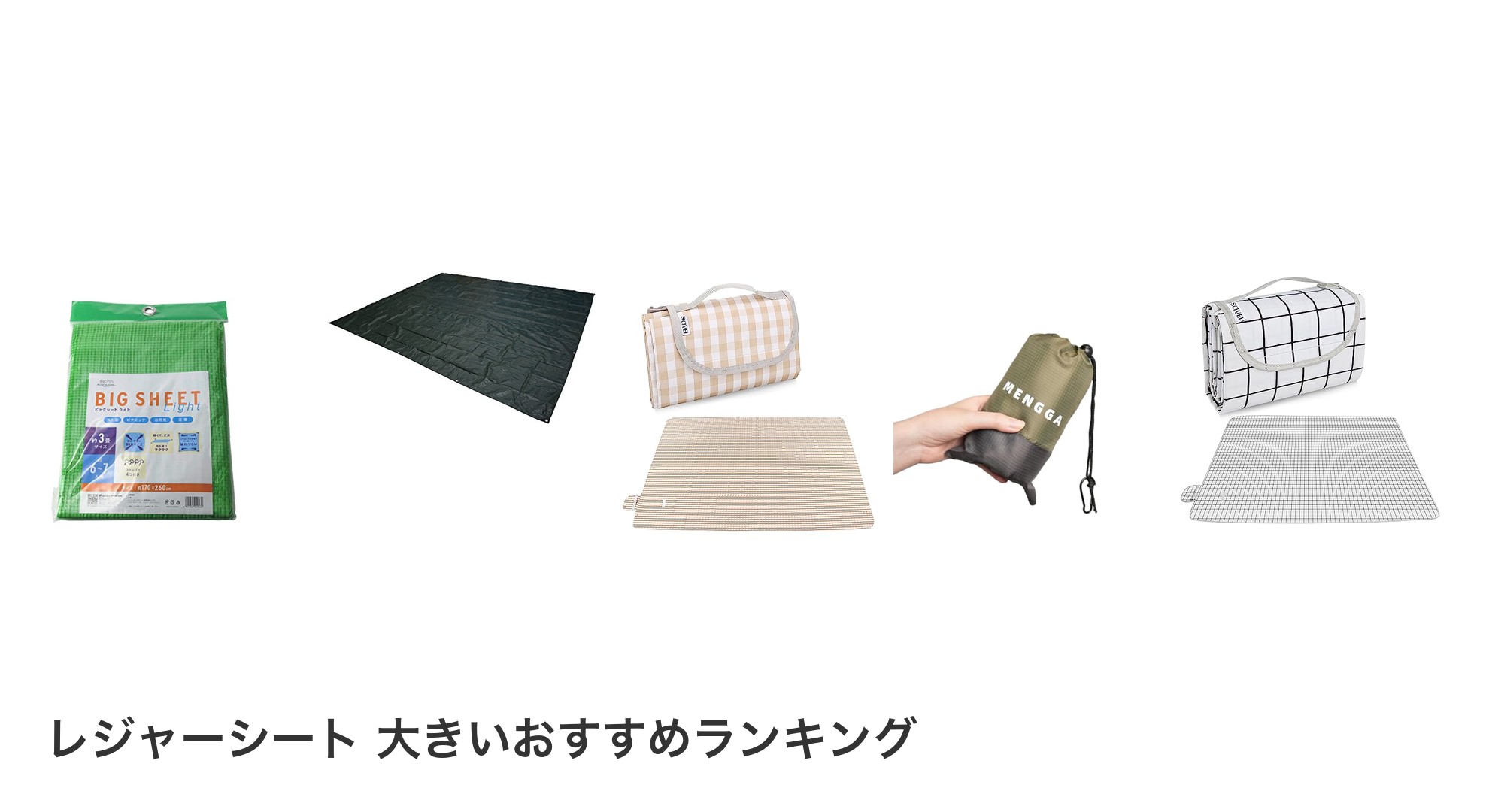 レジャーシート 大きいのおすすめランキング