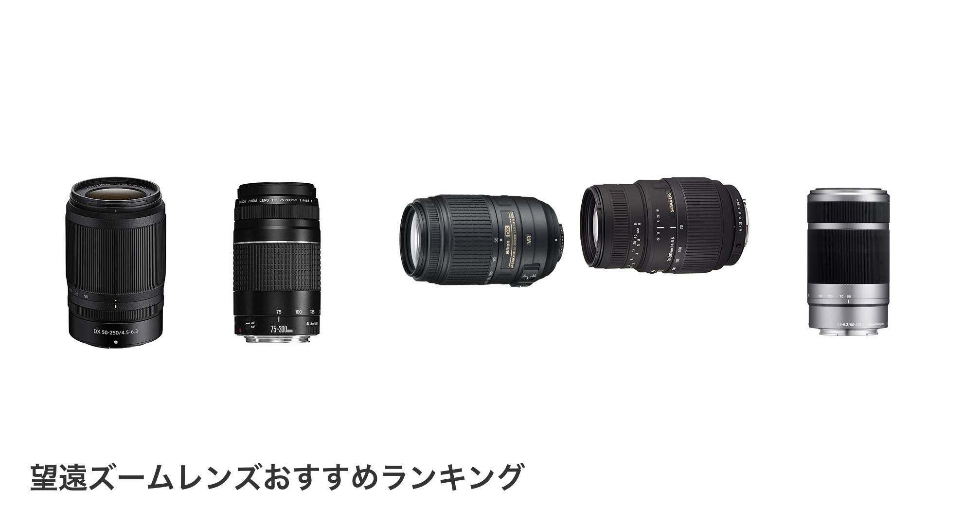 望遠ズームレンズのおすすめランキング