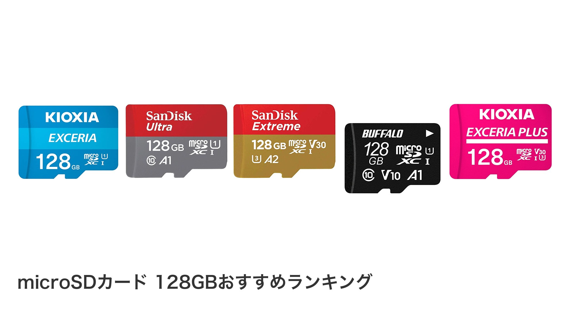 microSDカード 128GBのおすすめランキング