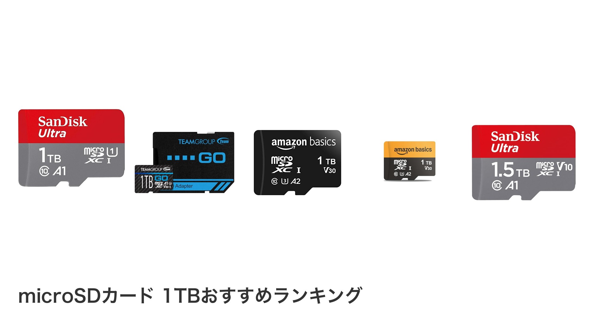 microSDカード 1TBのおすすめランキング