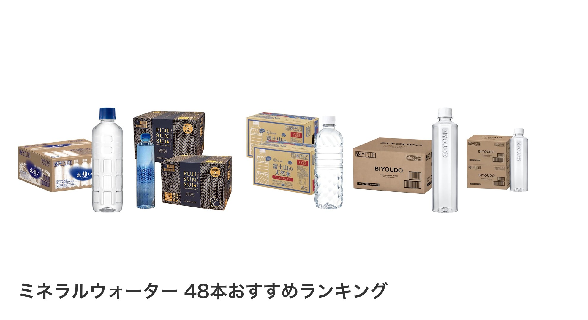 ミネラルウォーター 48本のおすすめランキング