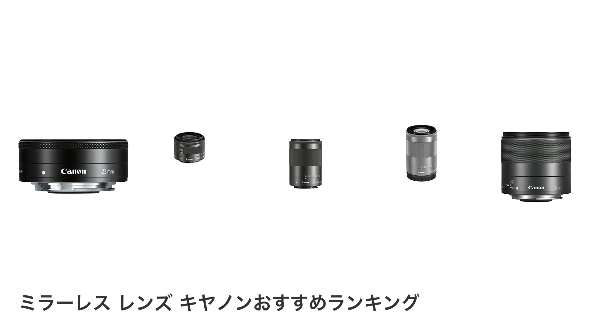 ミラーレス レンズ キヤノンのおすすめランキング