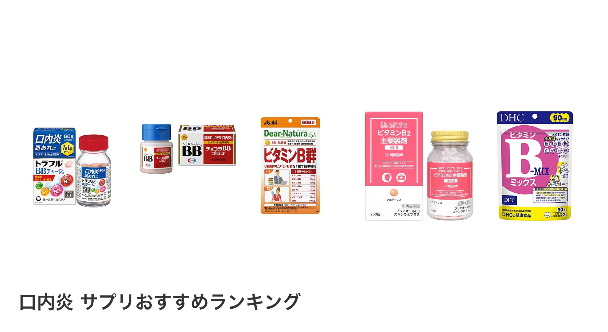 口内炎 サプリのおすすめランキング