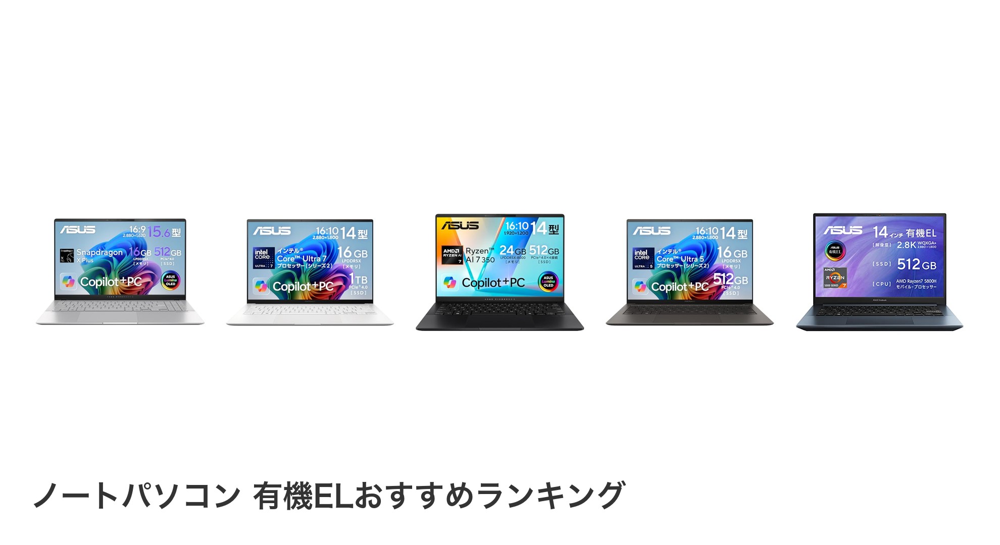 ノートパソコン 有機ELのおすすめランキング