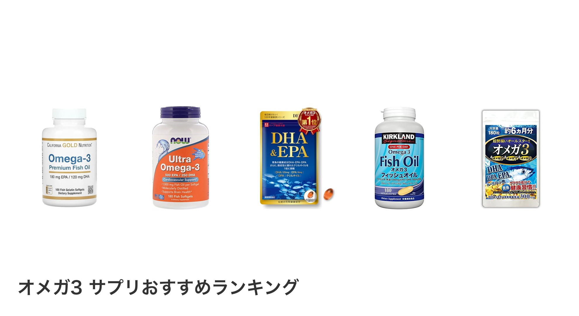 オメガ3 サプリのおすすめランキング