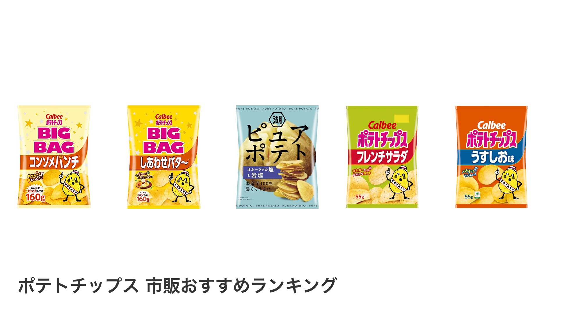 ポテトチップス 市販のおすすめランキング