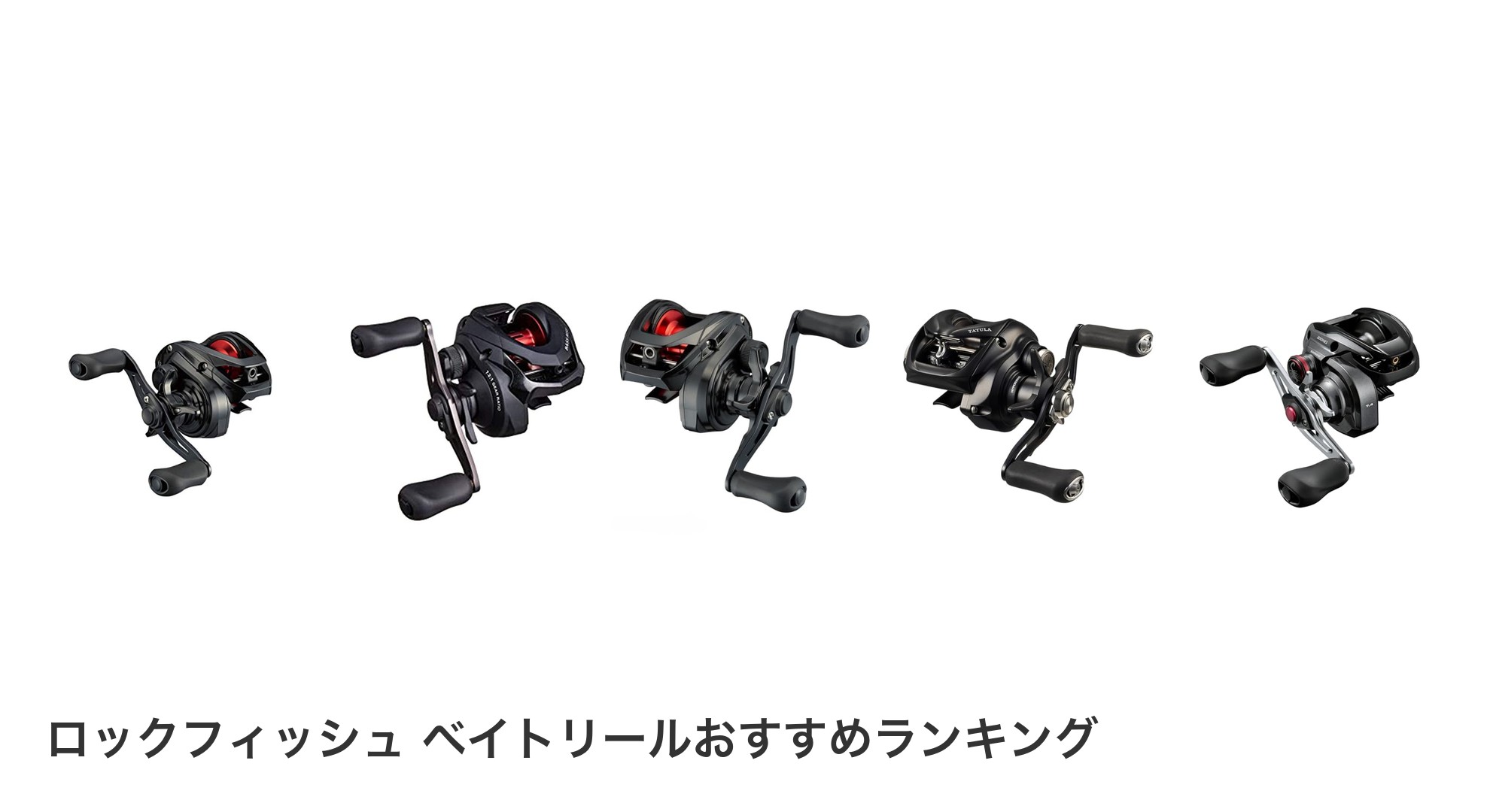 ロックフィッシュ ベイトリールのおすすめランキング