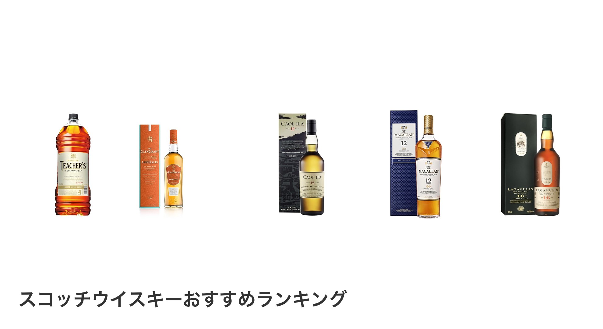 スコッチウイスキーのおすすめランキング