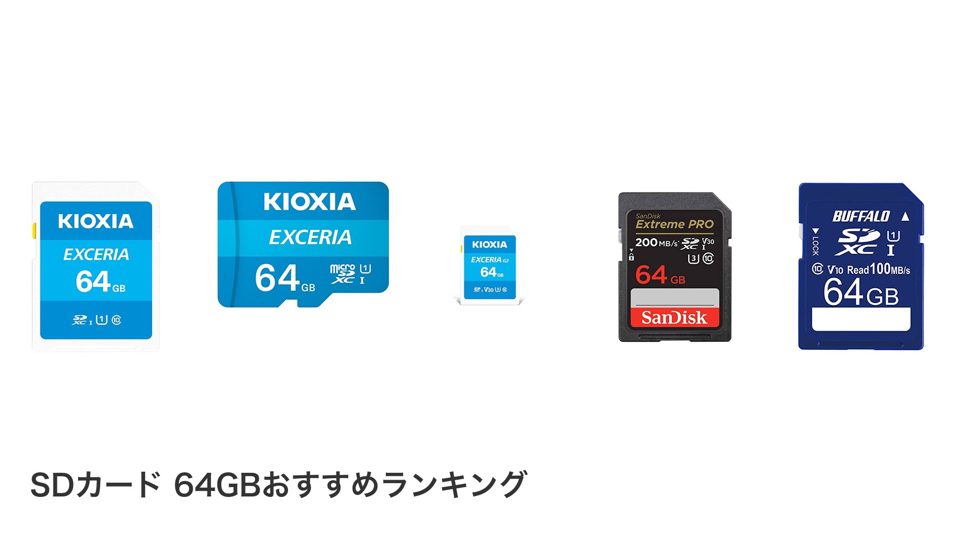 SDカード 64GBのおすすめランキング