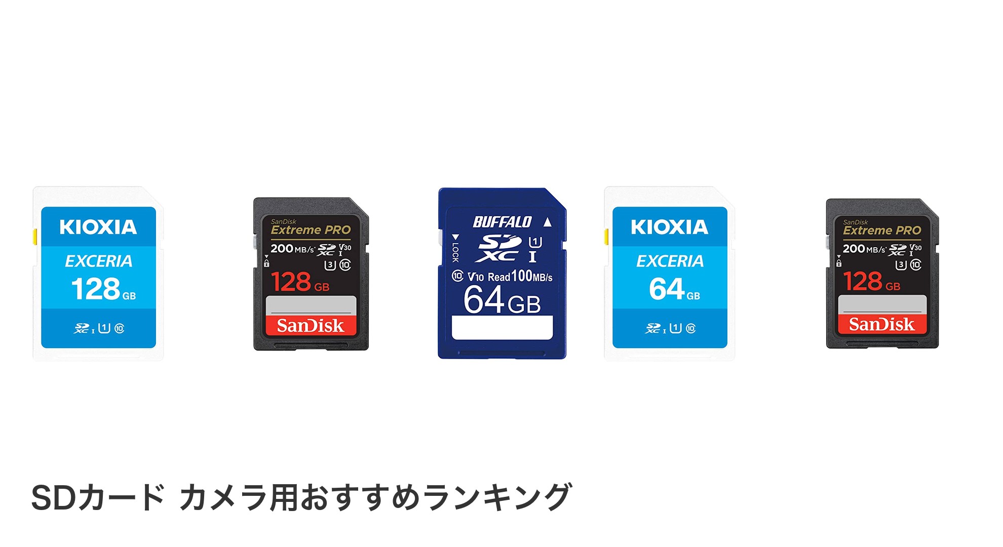 SDカード カメラ用のおすすめランキング