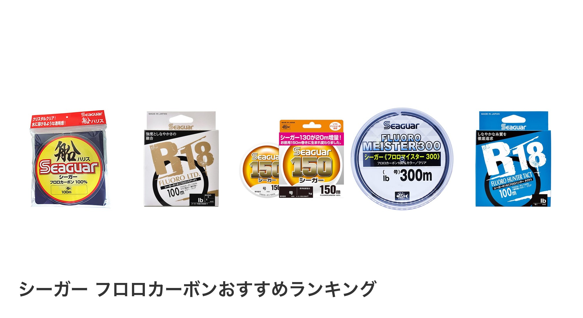 シーガー フロロカーボンのおすすめランキング