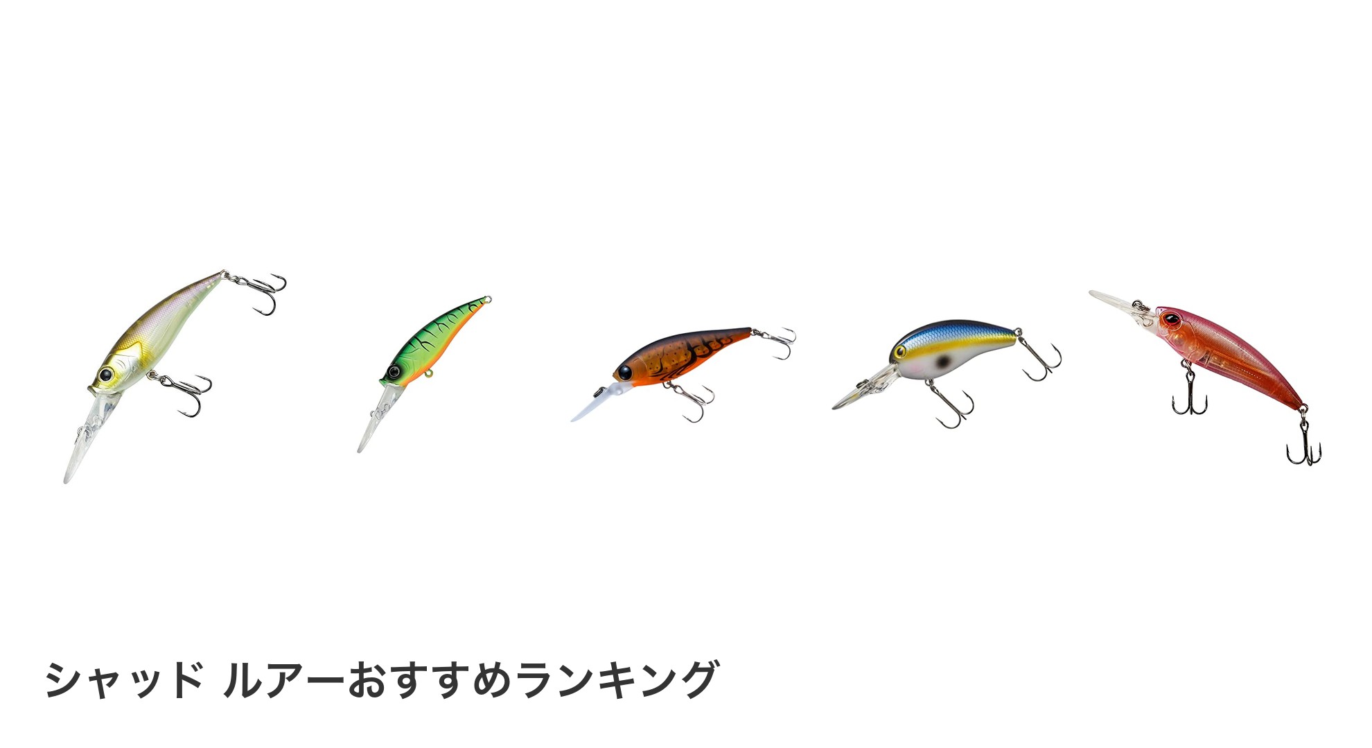 シャッド ルアーのおすすめランキング