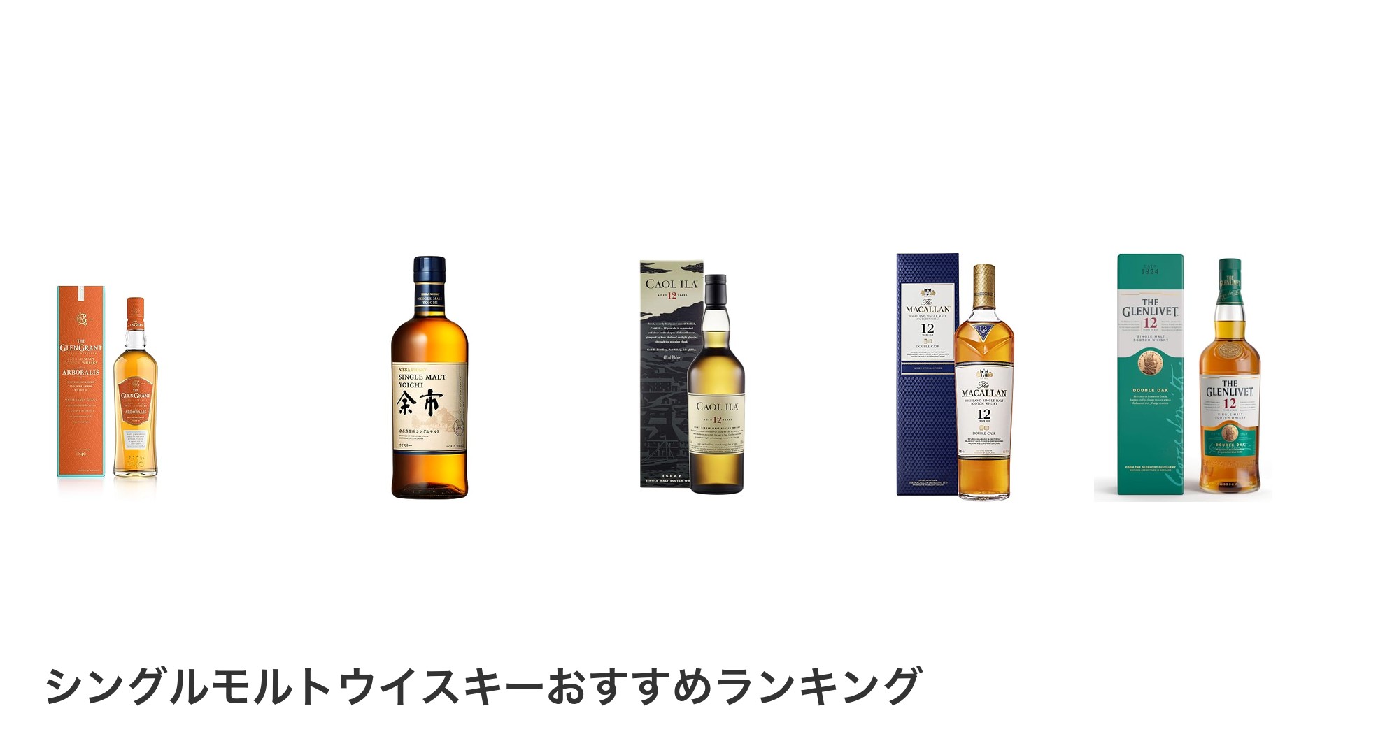 シングルモルトウイスキーのおすすめランキング