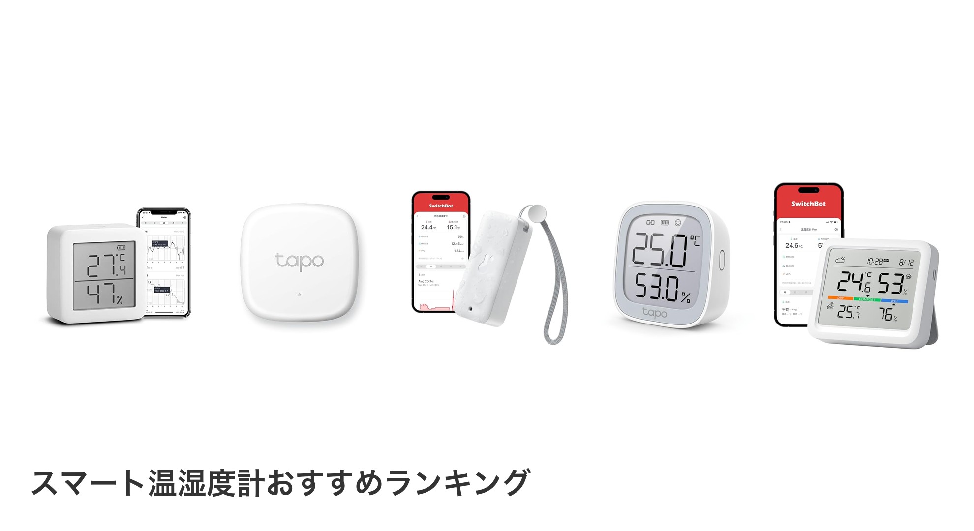 スマート温湿度計のおすすめランキング