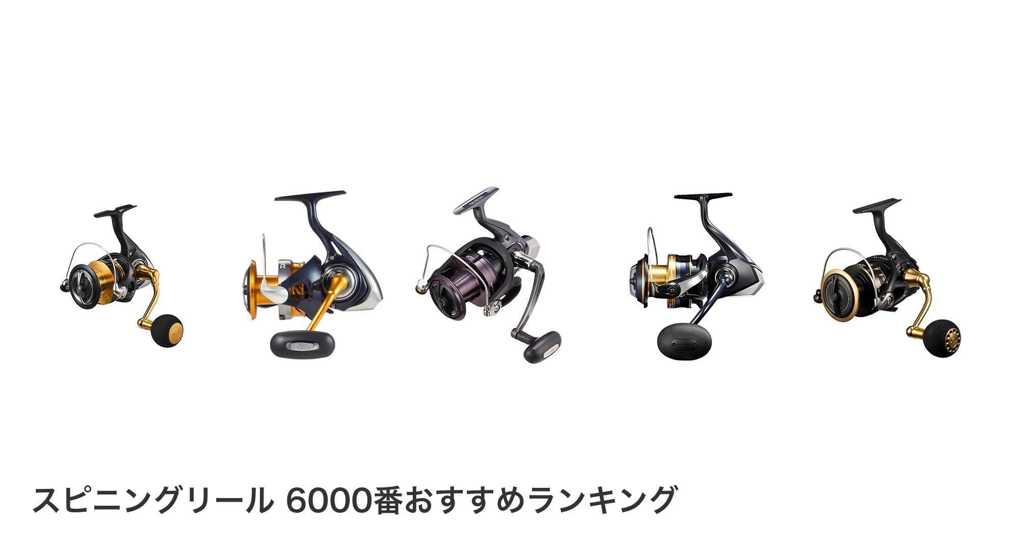スピニングリール 6000番のおすすめランキング