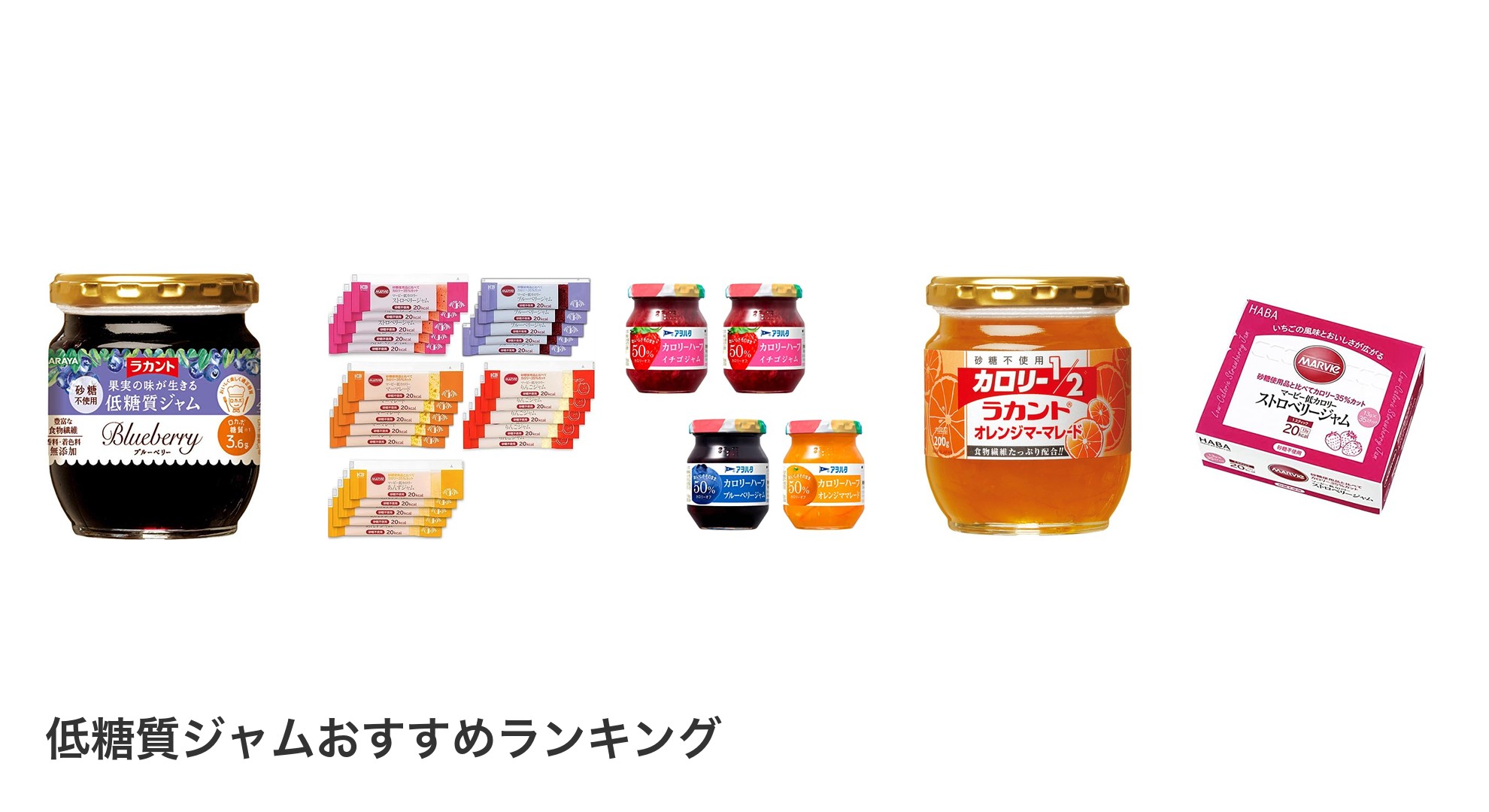 低糖質ジャムのおすすめランキング
