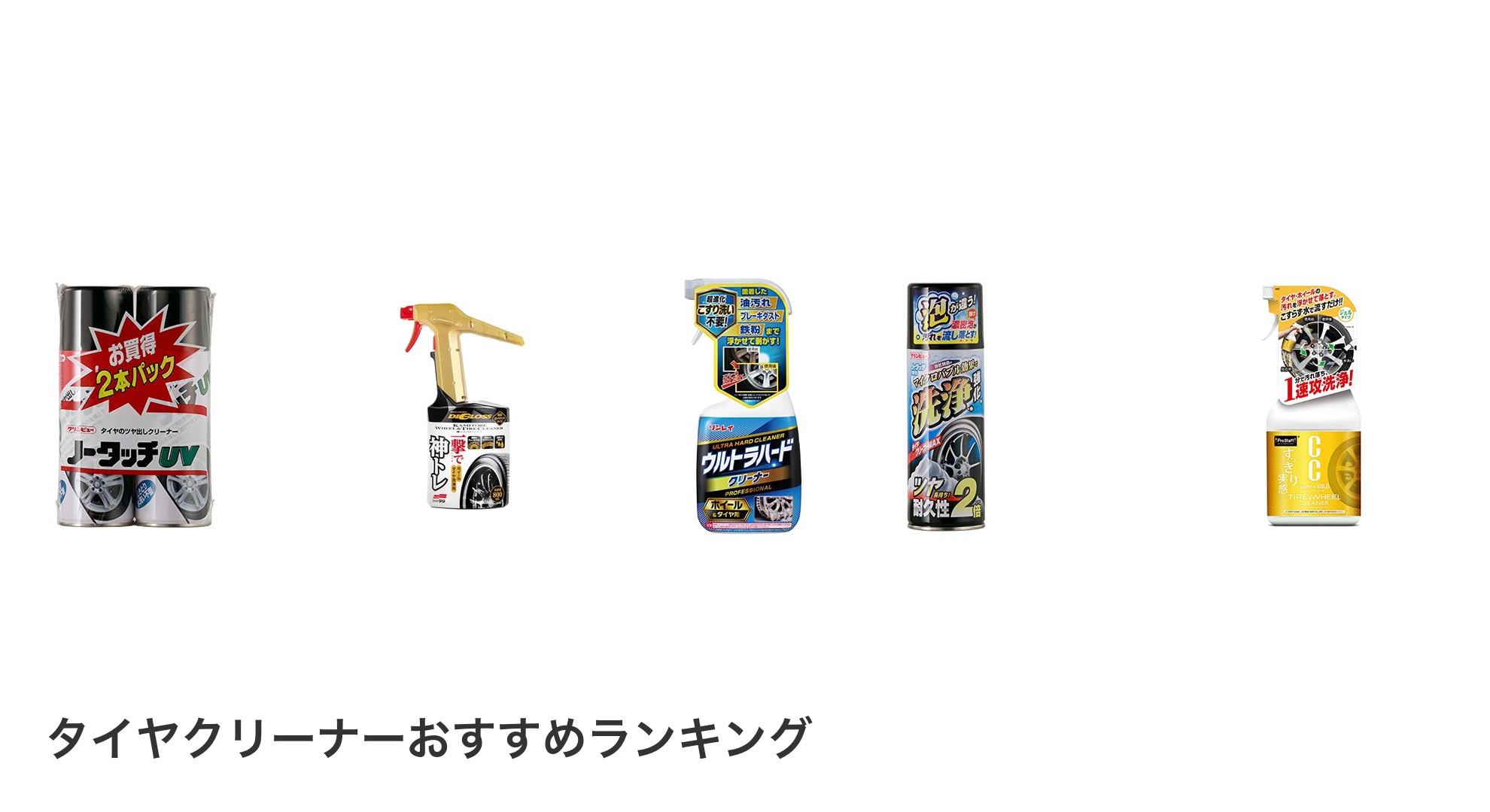 タイヤクリーナーのおすすめランキング