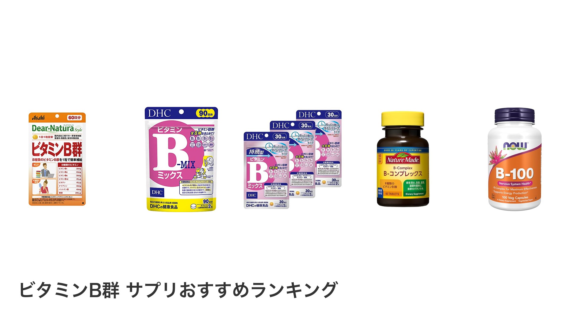 ビタミンB群 サプリのおすすめランキング