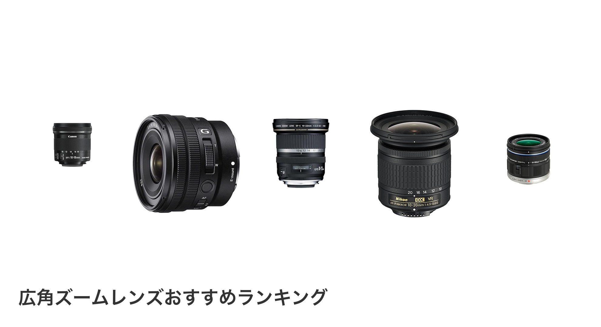 広角ズームレンズのおすすめランキング
